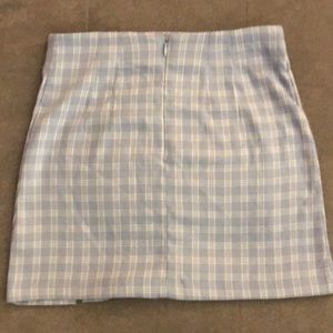 Gray lavender-blue miniskirt. Brand new without tags.